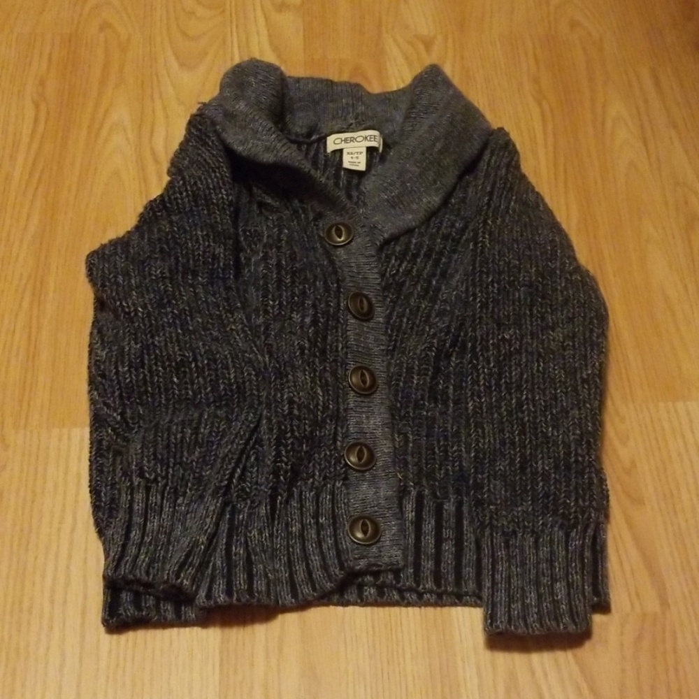 Button Up Kids Cardigan
